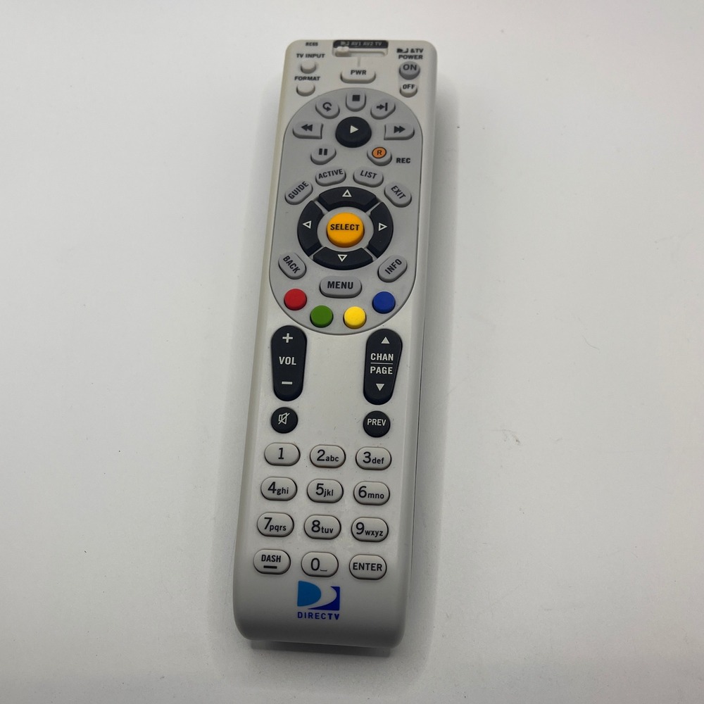 DIRECTV‎ RC65 Universal Remote Control with Channel Page and Volume Buttons